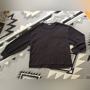 Blu Pepper Charcoal Long Sleeve Top